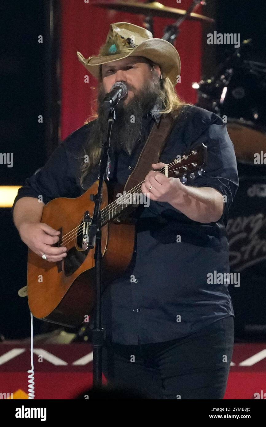 Nashville, Tennessee, USA. 20th Nov, 2024. Chris Stapleton. 58th Annual