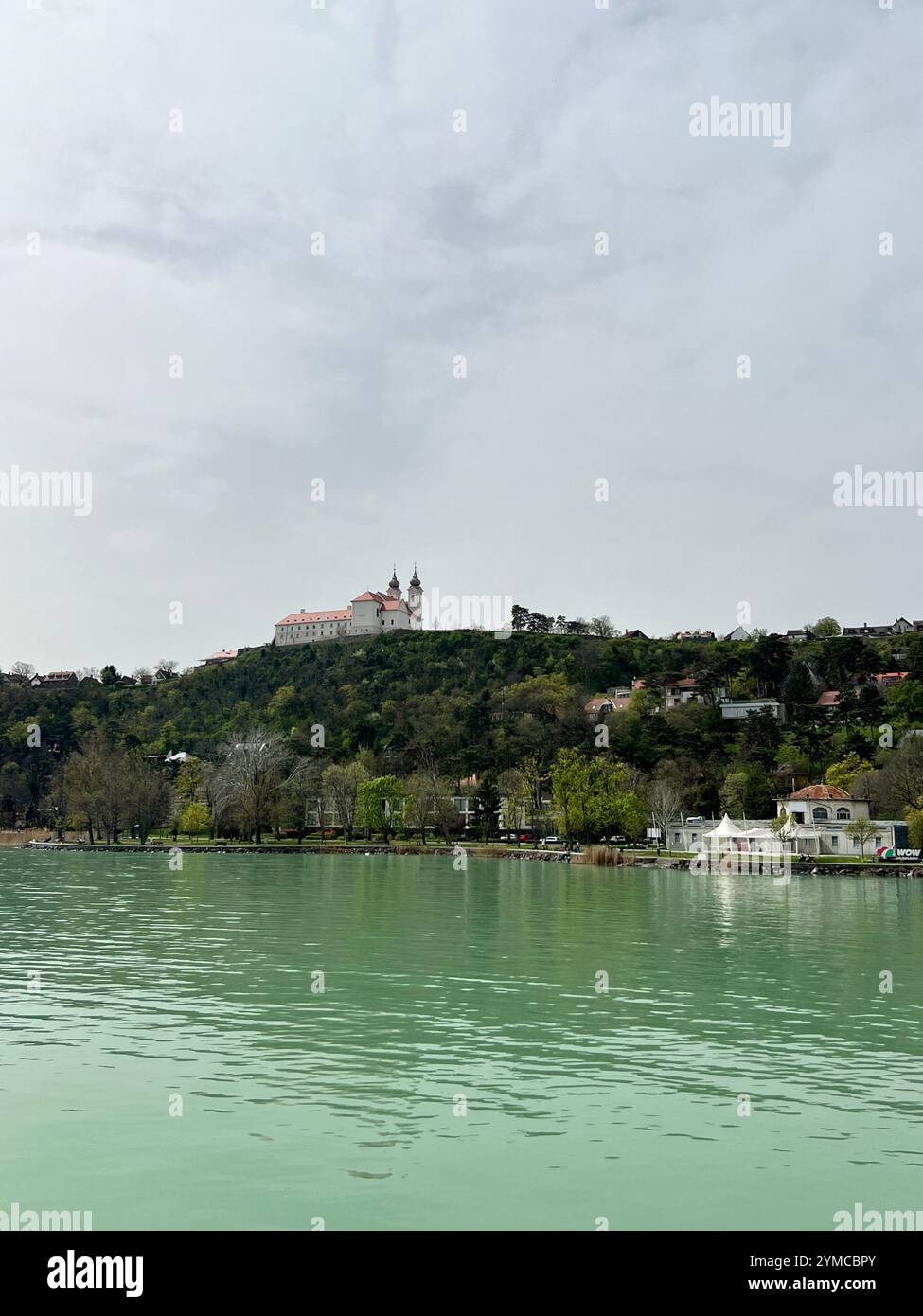 A picturesque village on Lake Balaton with rich history and breathtaking landscapes. - Smartphone Captured Stock Image