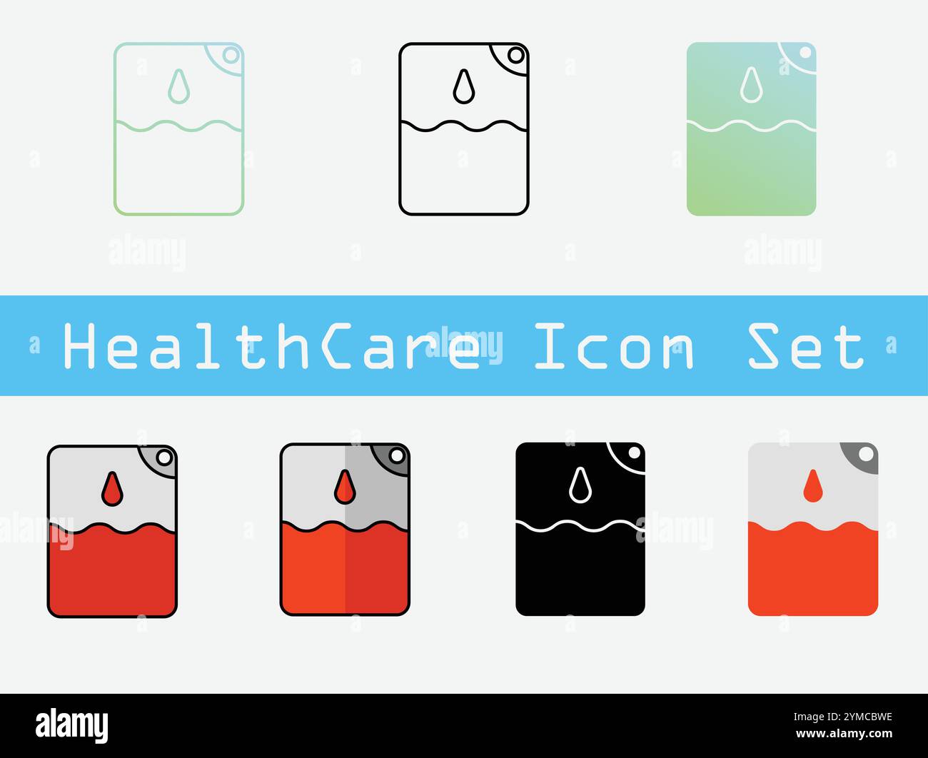 This is a set of 7 Healthcare icons with a minimalist style Stock ...