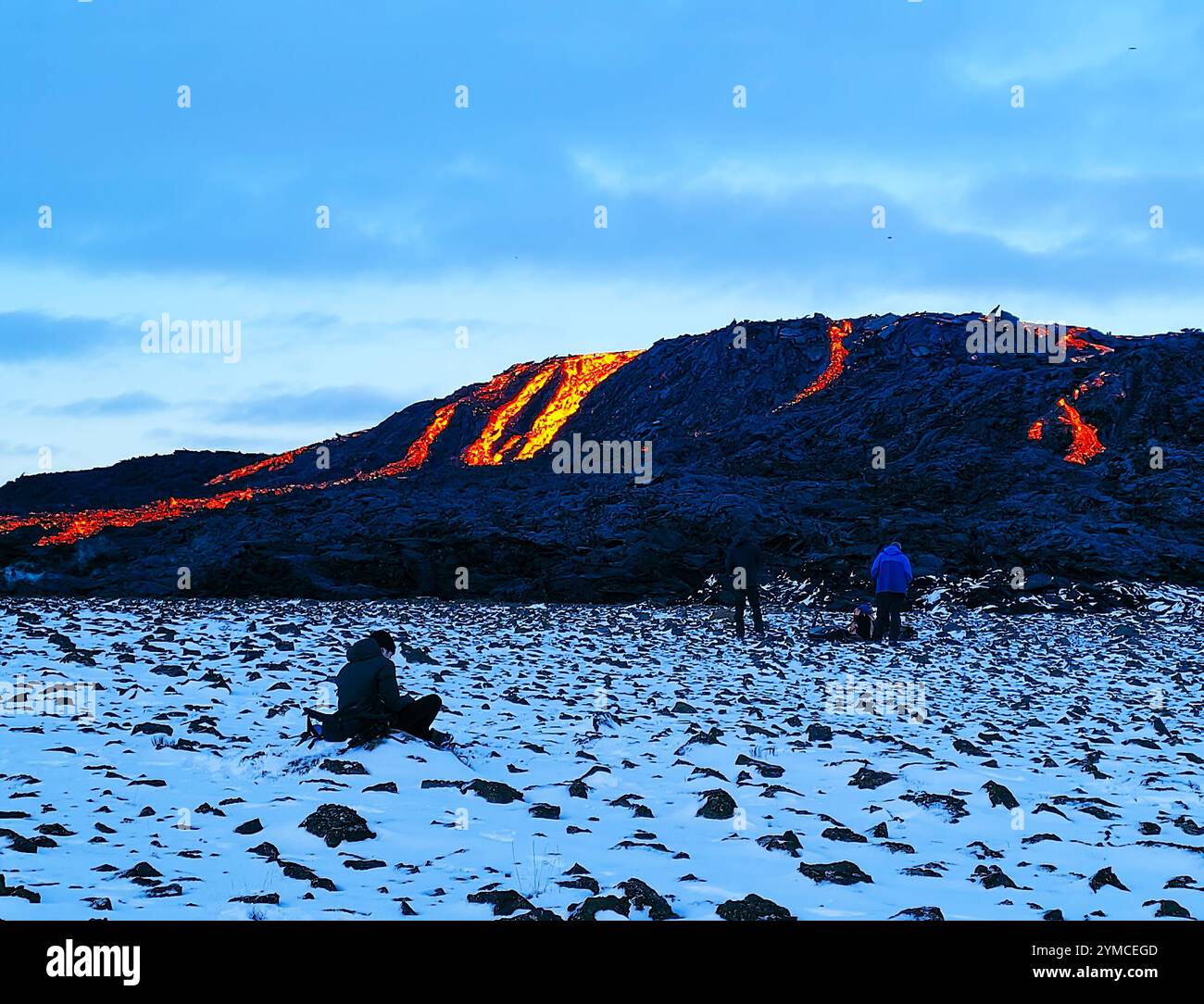 Fagradalsfjall Volcano Eruption 2025, Iceland volcano eruption, Grindavíkurkaupstaður, Southern