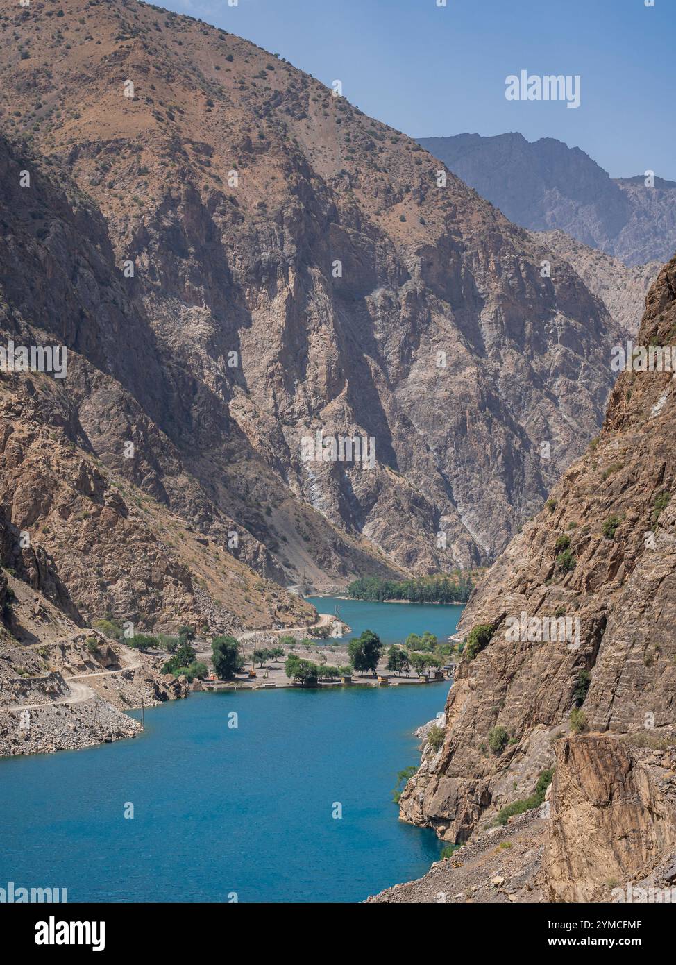 Scenic Vertical Landscape View Of Gushor And Soya Lakes In Marguzor scenic-vertical-landscape-view-of-gushor-and-soya-lakes-in-marguzor