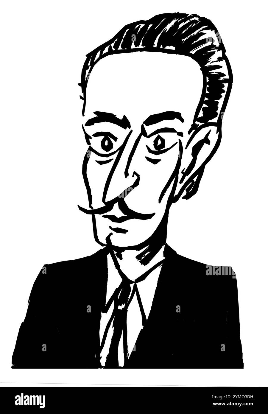 Portrait of salvador dali hi-res stock photography and images - Alamy