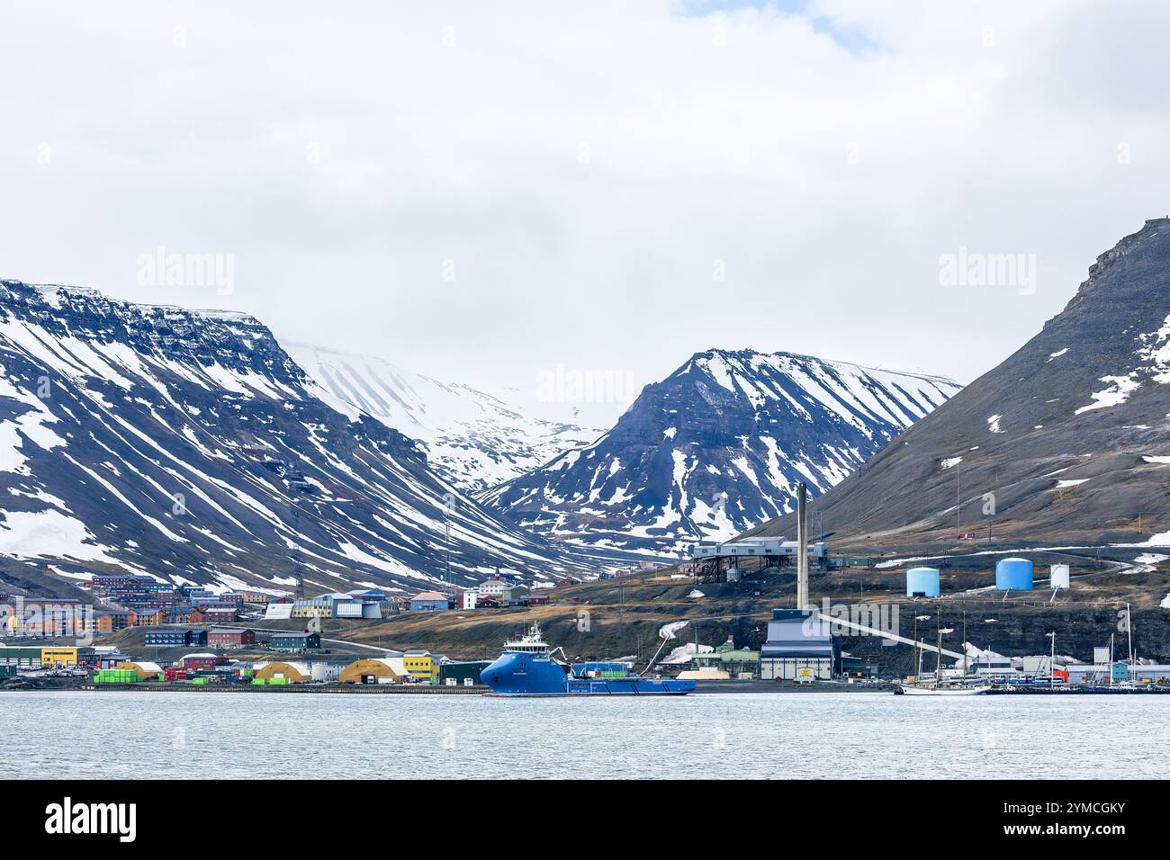 Longyearbyen Svalbard Norway Beautiful Landscape Arctic Circle Longyearbyen Svalbard Norway Beautiful Landscape Arctic Circle