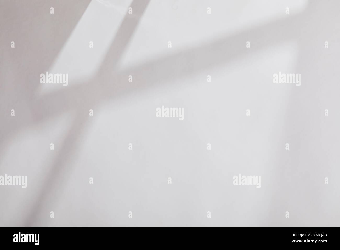 Shadow on white surface Stock Photo