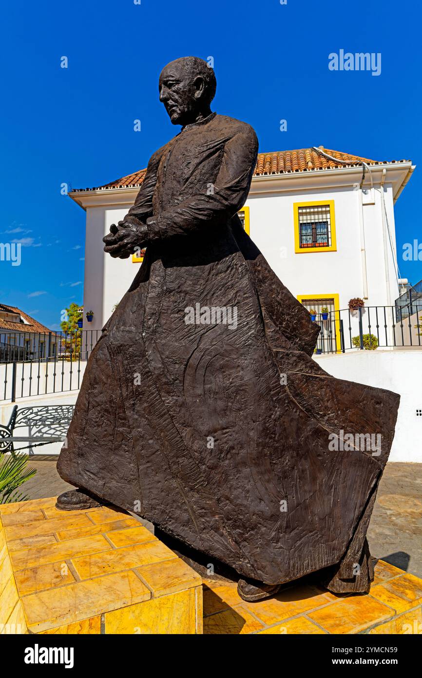 Denkmal, Padre Manuel Stock Photo - Alamy