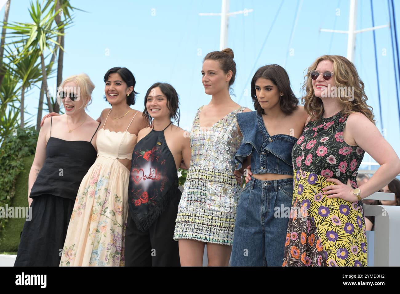 SEPTEMBER SAYS photocall at the 77th annual Cannes Film Festival at the 77th Cannes Film Festival 2024. FAMA © Fausto Marci Stock Photo