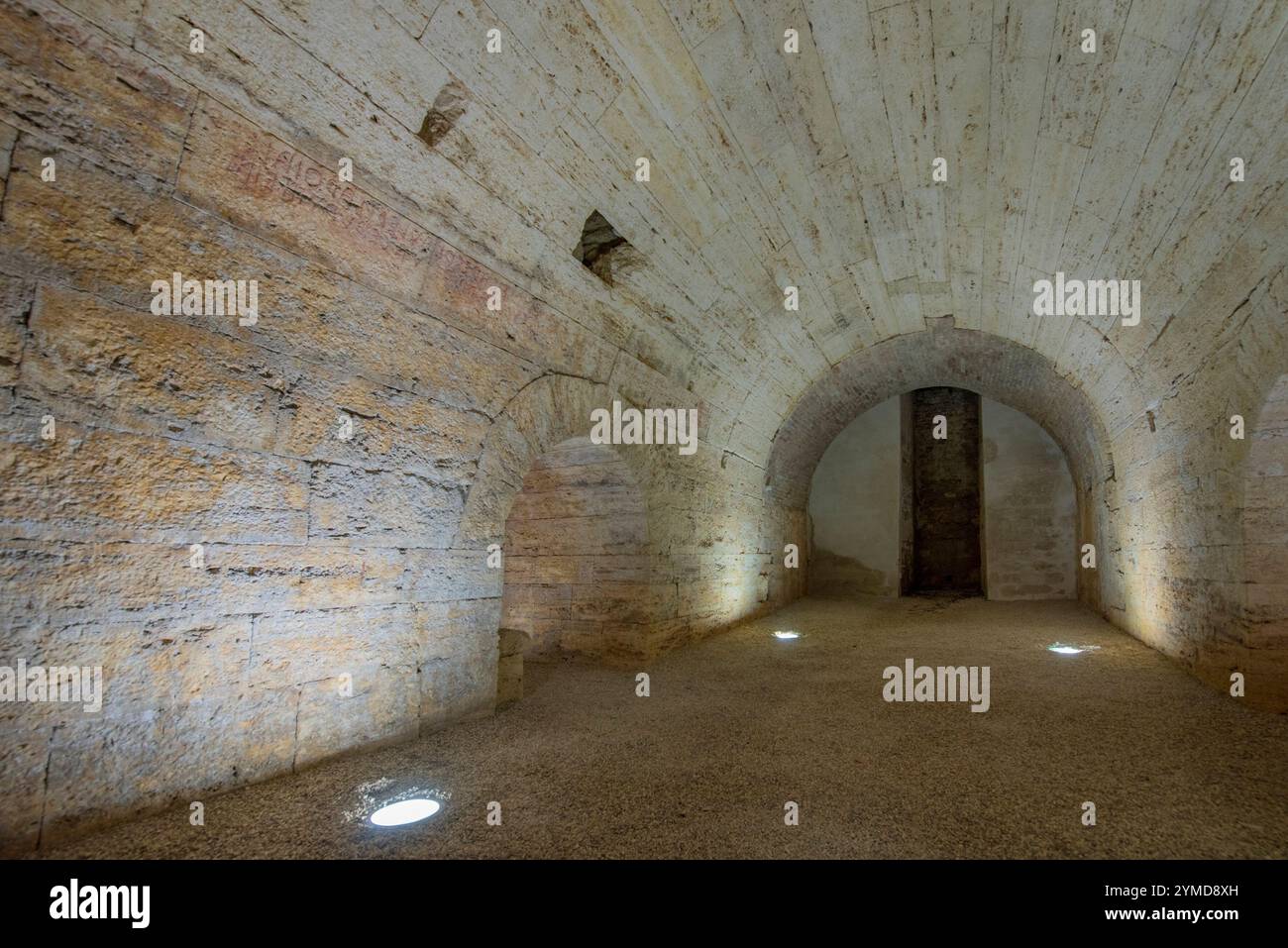 Perugia (Umbria-province of Perugia). Monumental Complex of San Manno. The Etruscan Tomb Stock Photo