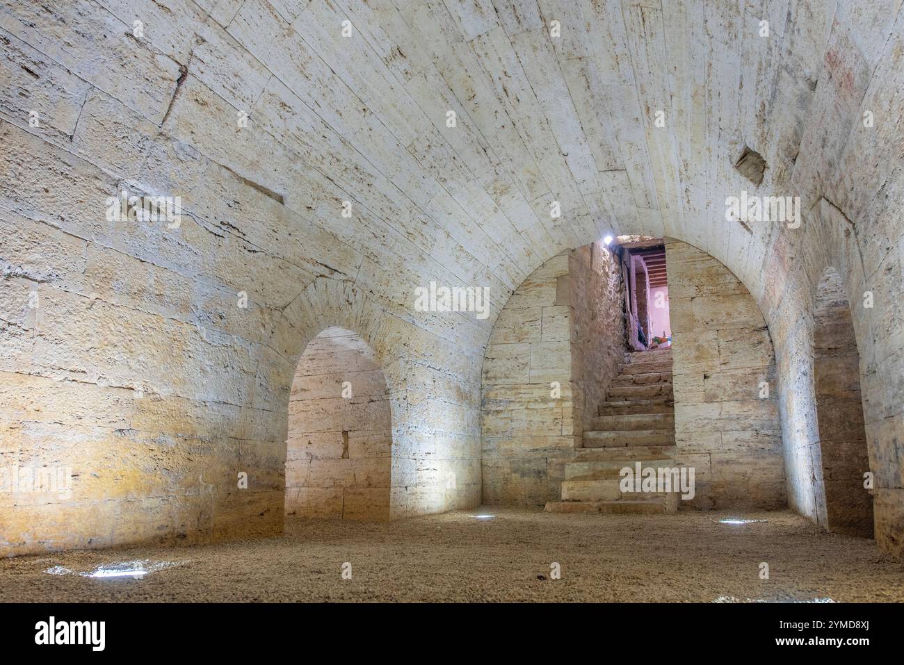 Perugia (Umbria-province of Perugia). Monumental Complex of San Manno. The Etruscan Tomb Stock Photo