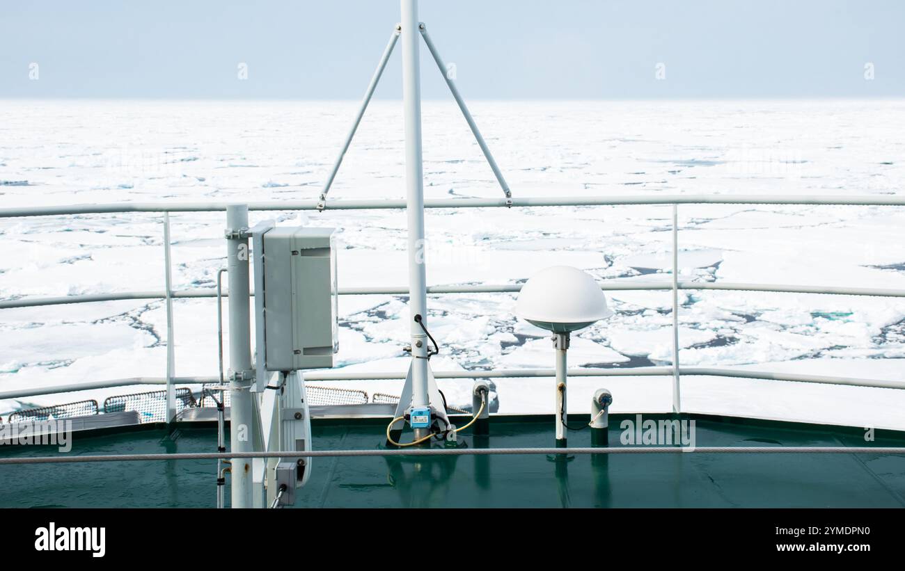 Scenic views of the Arctic sea Stock Photo