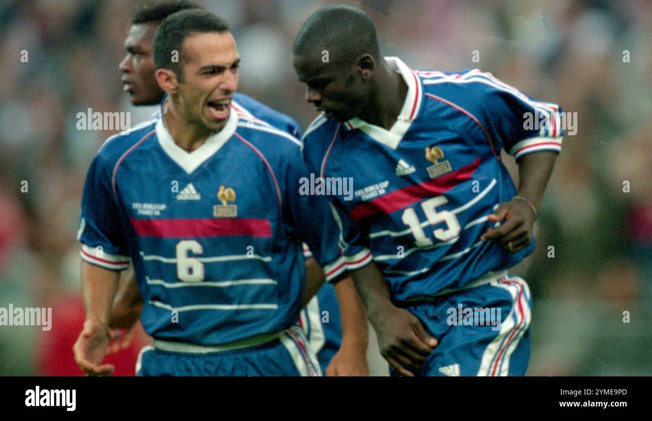 Maillot France Coupe du Monde 1998 Djorkaeff M - FFF 98 shirt