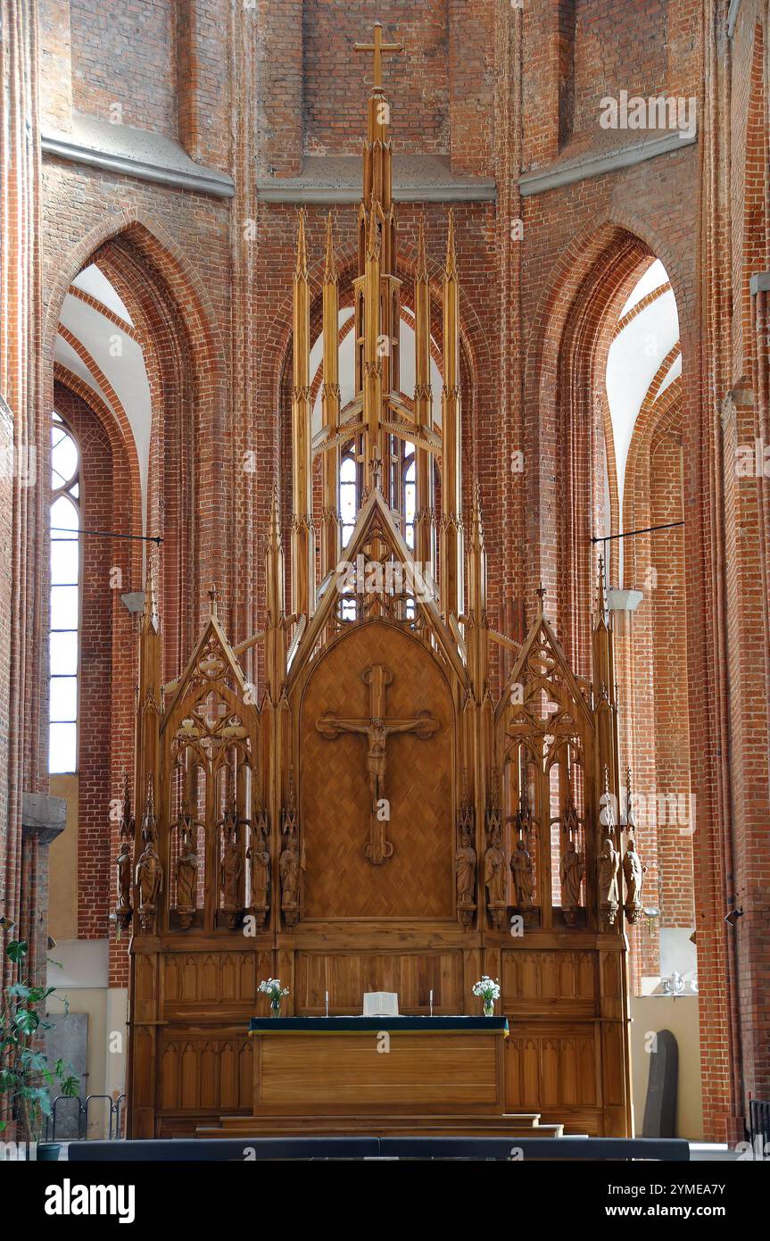 altar, Parish Church of Saint Peter, Svētā Pētera Evaņģēliski luteriskā ...