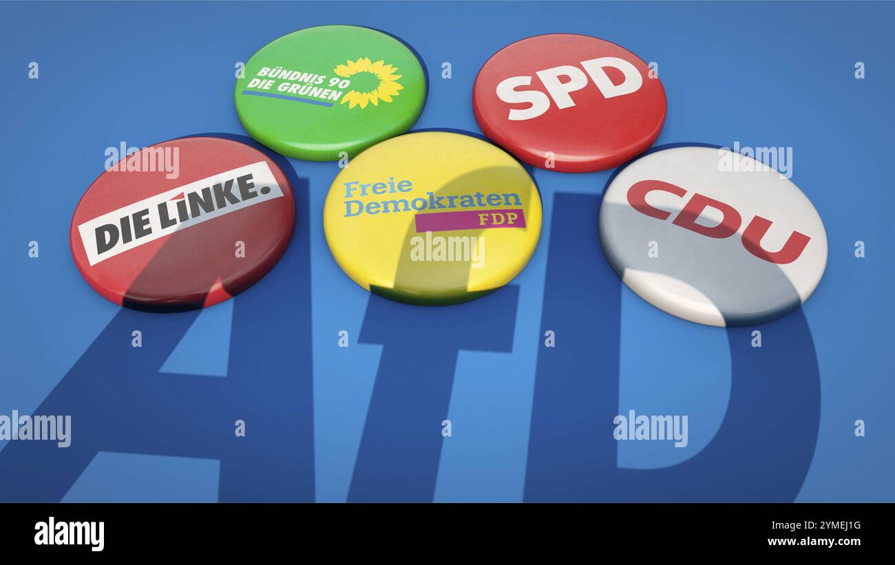 Symbolic image on the rise, electoral success, etc. of the AfD Stock ...