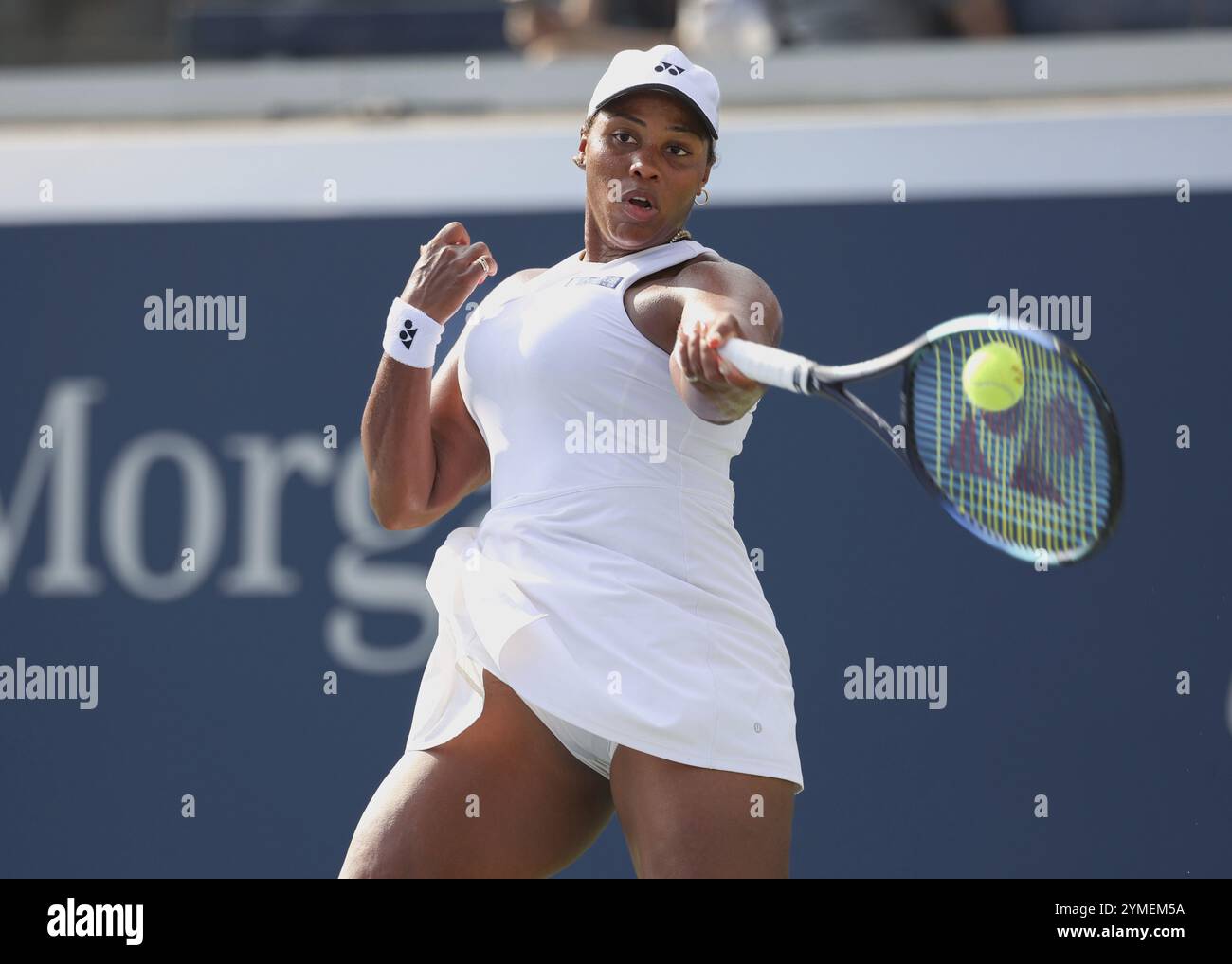 Tennis Player Taylor Townsend In Action At The US Open 2024 Tennis Player Taylor Townsend In Action At The US Open 2024
