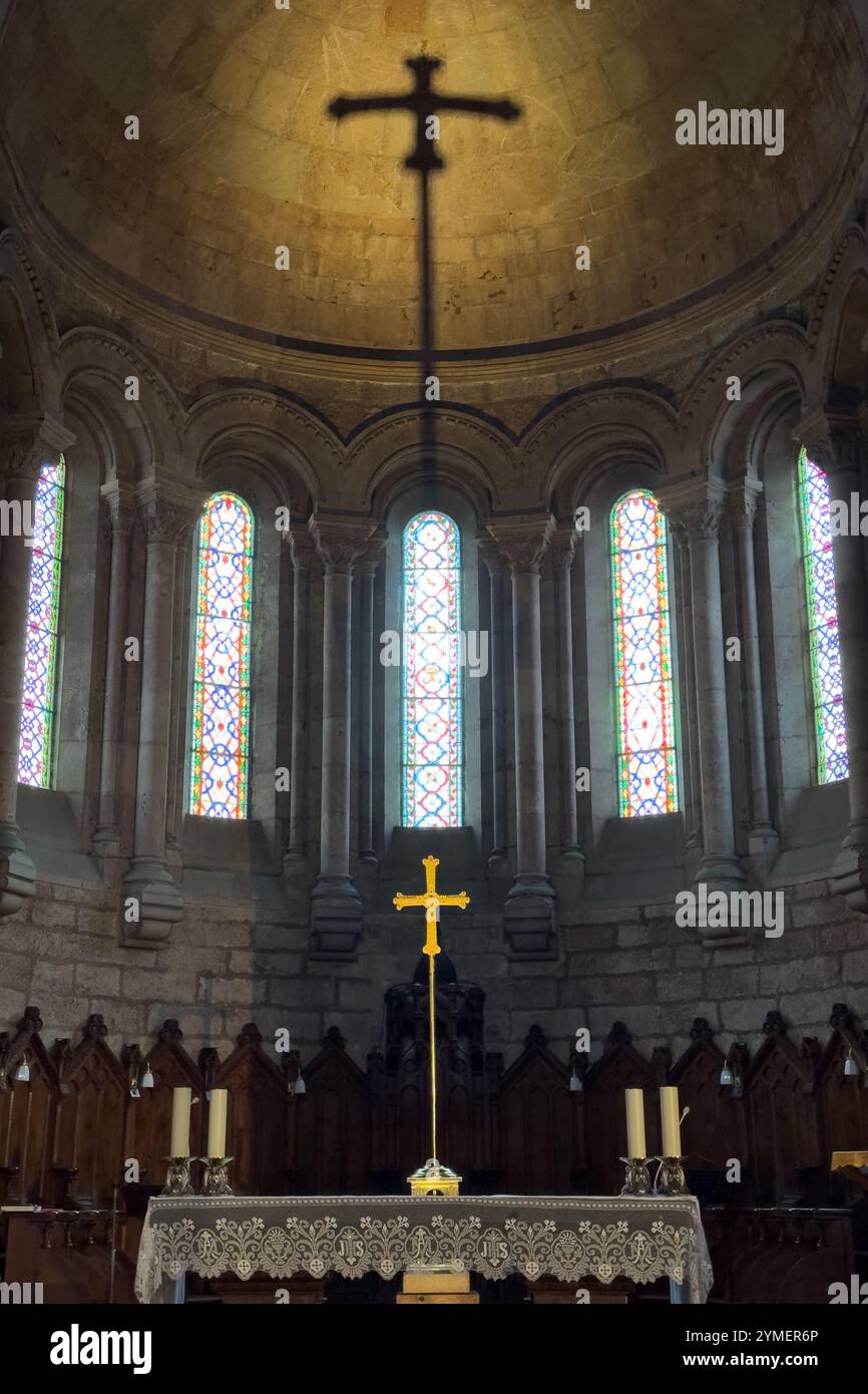 Shrine of the Basilica of Santa María la Real de Covadonga, Asturias, Spain - Smartphone Captured Stock Image