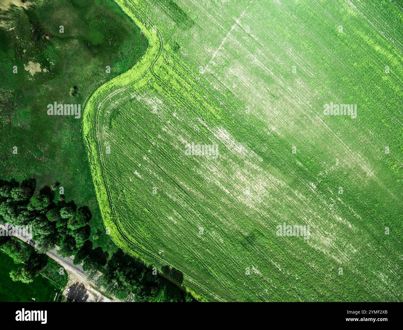 Aerial photo of road hi-res stock photography and images - Alamy