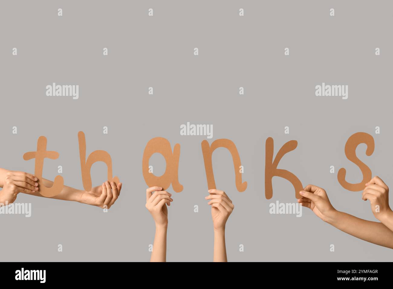 Many female hands word hi-res stock photography and images - Alamy