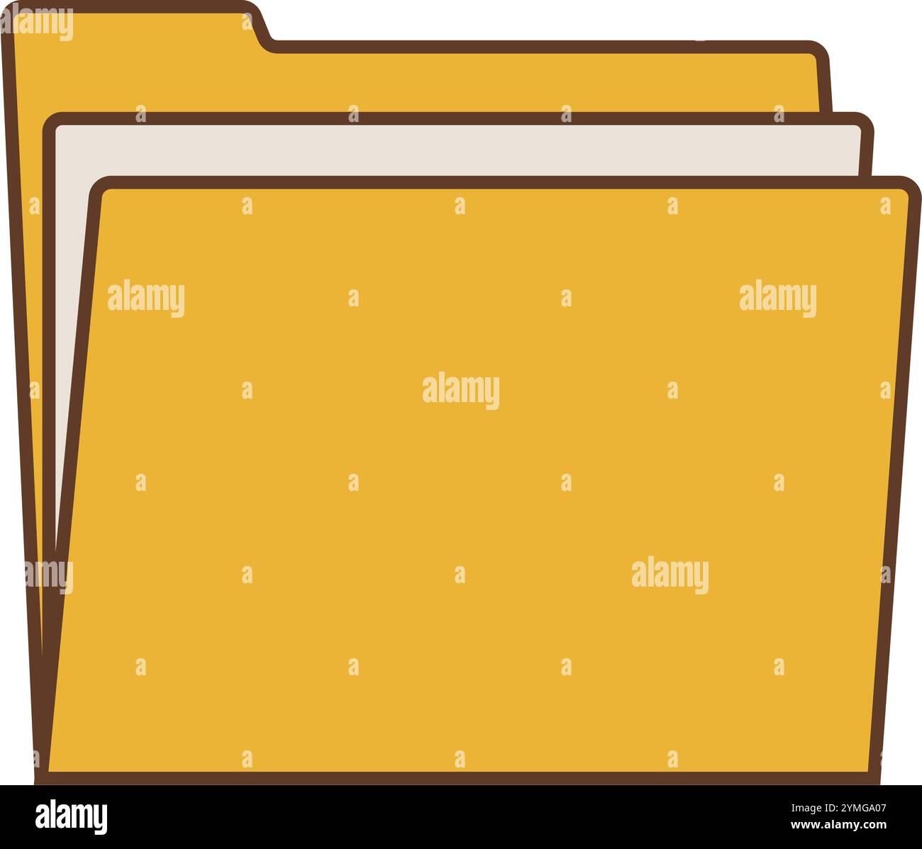 file folder documents Stock Vector