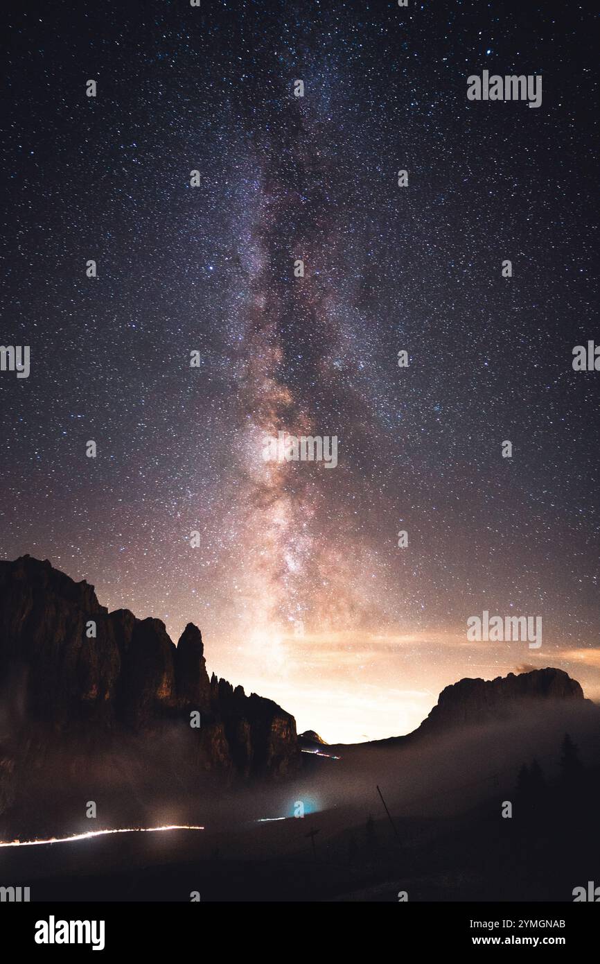 A stunning night sky filled with countless stars, illuminating a ...
