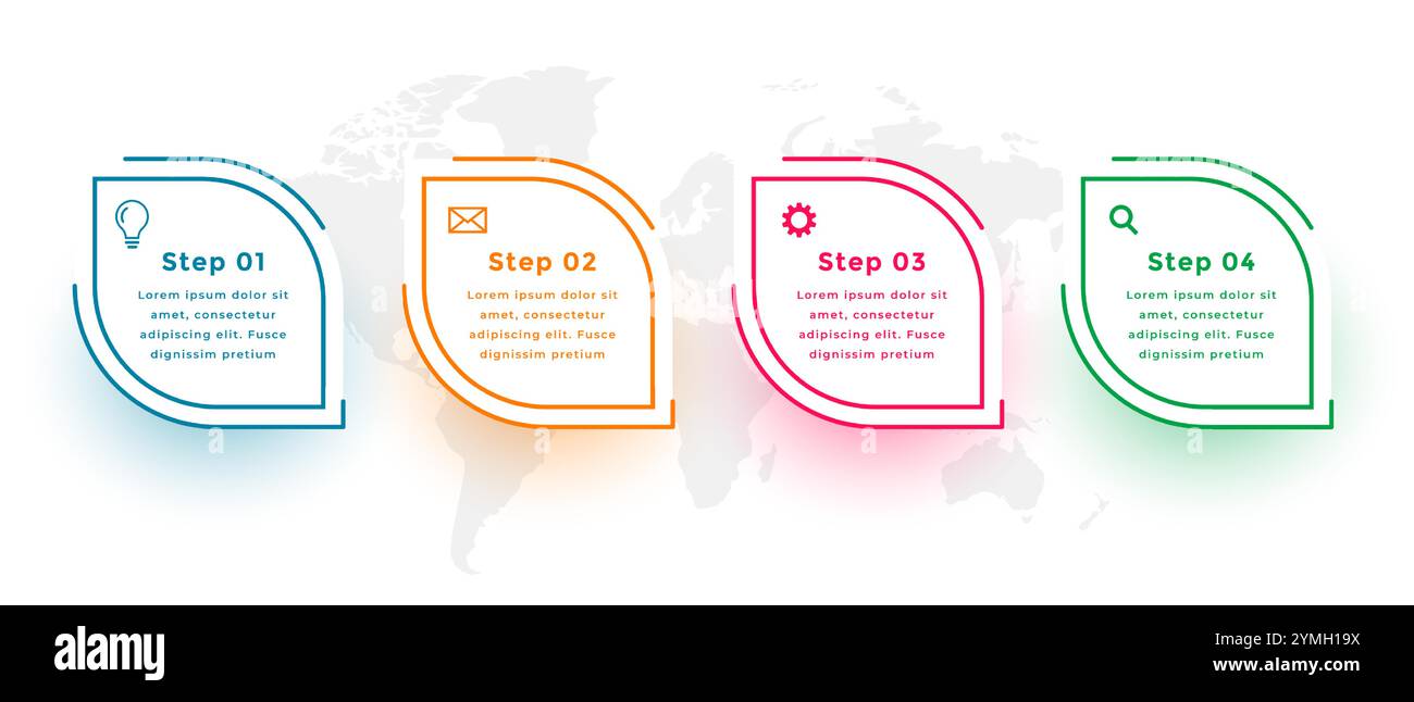 colorful business infographic success chart layout for business ...