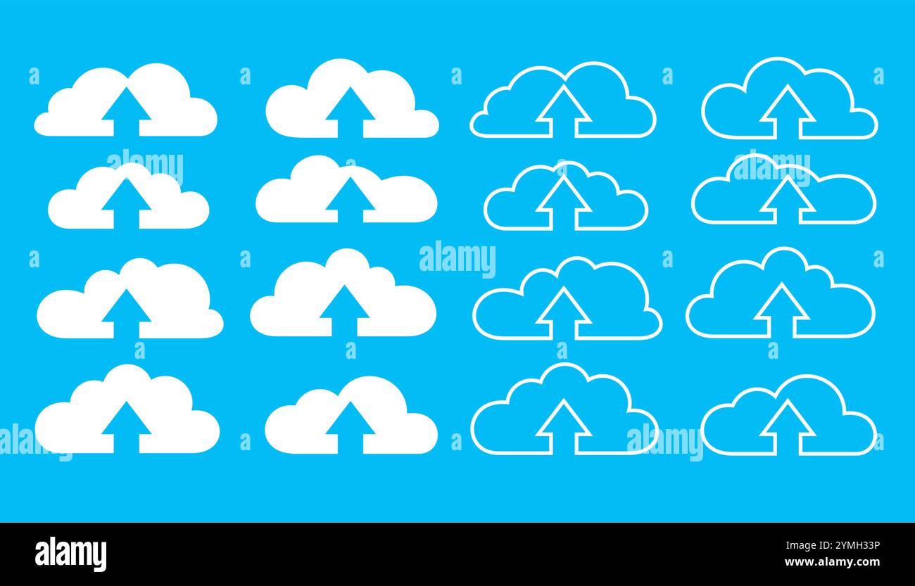cloud computing web network background for global communication vector ...