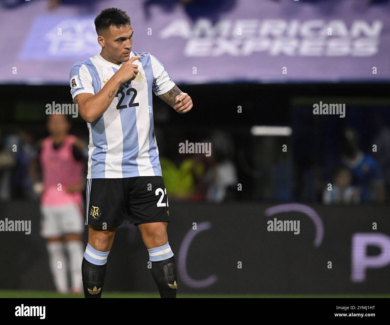 Buenos Aires Argentina November 19 Lautaro Martinez Of Argentina