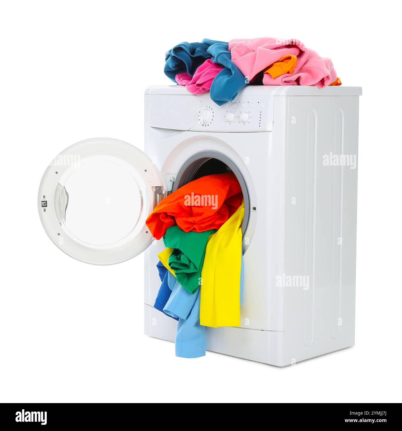 Washing machine drum background Cut Out Stock Images & Pictures - Alamy