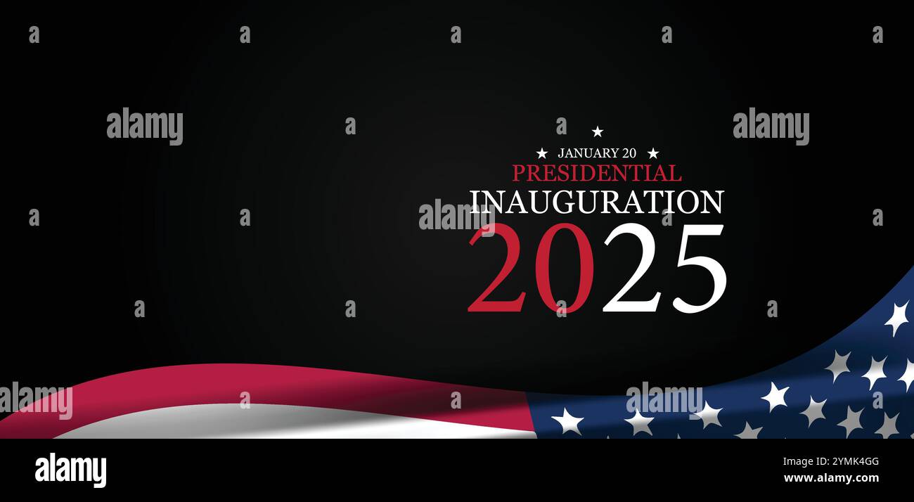 Marking a Milestone The January 20 Presidential Inauguration 2025 Stock