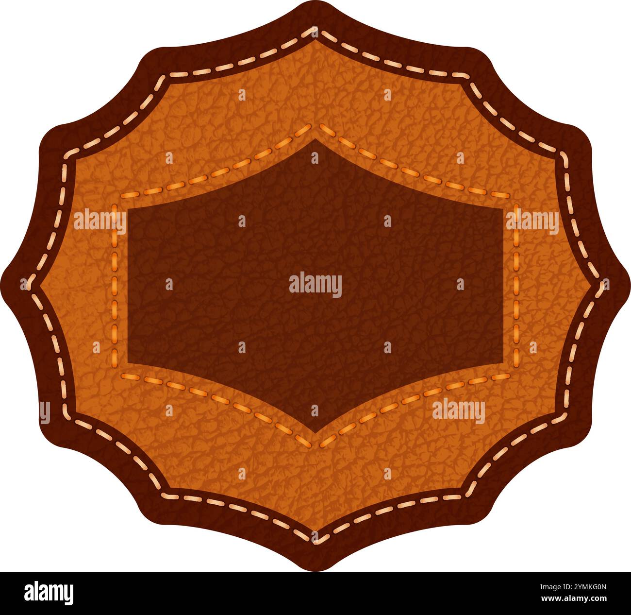 Jeans leather label vector design Cut Out Stock Images & Pictures - Alamy