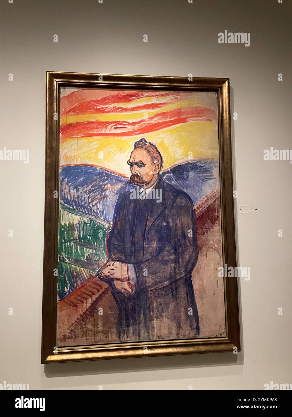 Friedrich Nietzsche, Munch Museum, Oslo Stock Photo