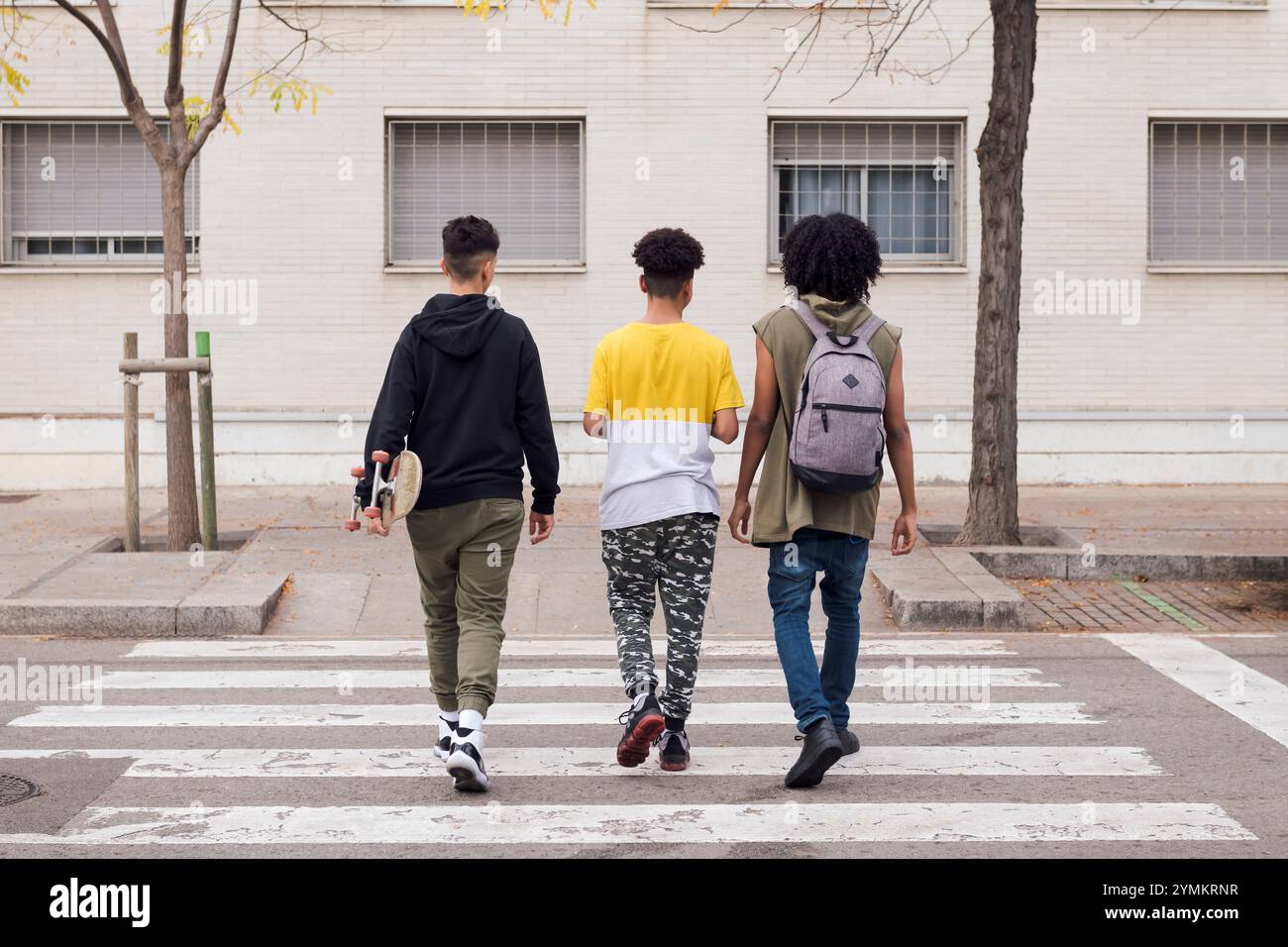 Teen backpack rear view hi-res stock photography and images - Alamy