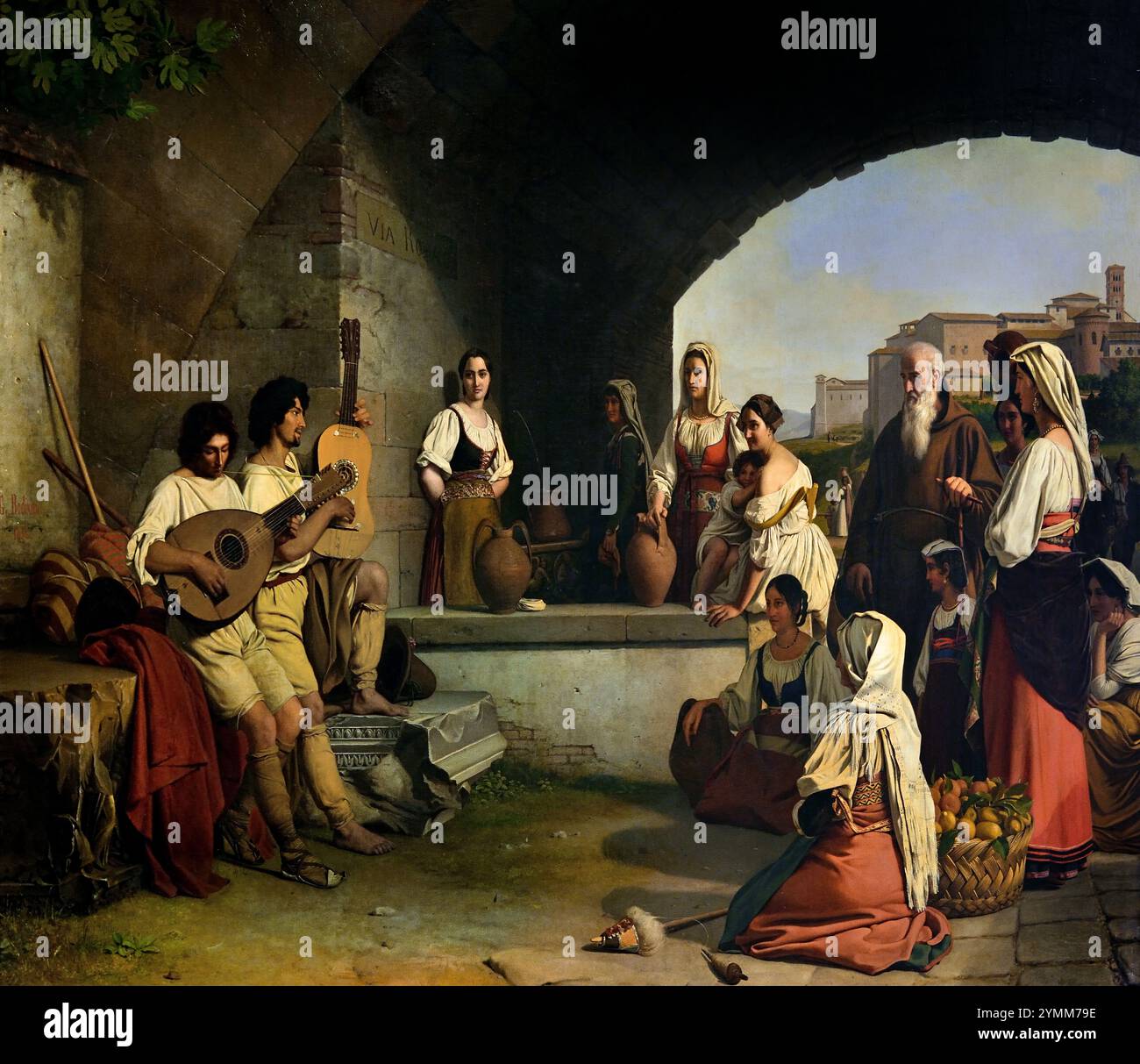 Les Joueurs de luth Lute players by Guillaume Bodinier (1795 1872 Les Joueurs de luth Lute players by Guillaume Bodinier (1795 1872