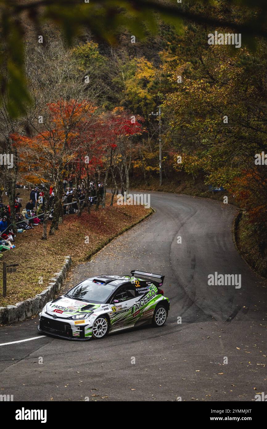 32 KOVALAINEN Heikki, KITAGAWA Sae, Toyota Yaris Rally2, action during ...