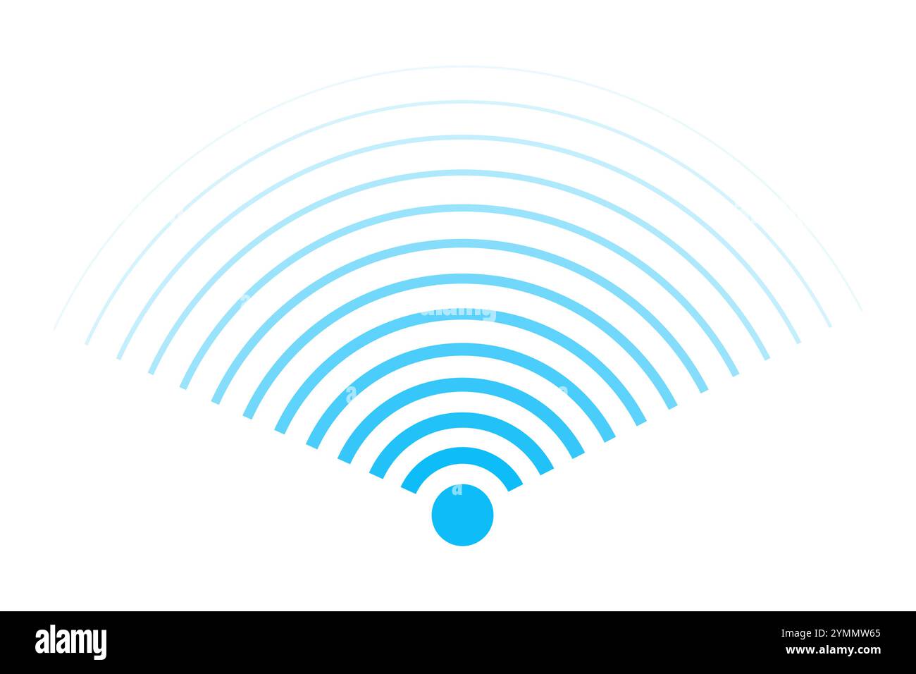 Sonar sound waves icons wireless wifi, radial line media, Radio, radar station signal. Scan, rings circle ripples. Vector illustration Stock Vector