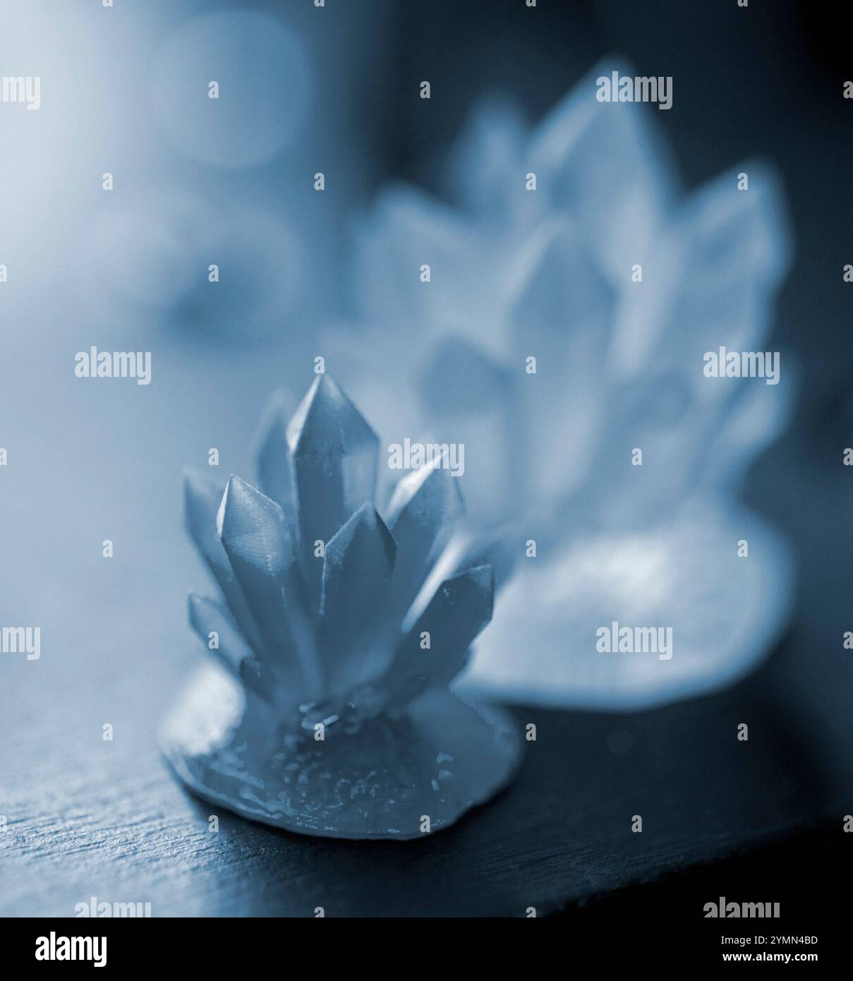 Detailed models in the form of crystals printed on 3D printer from ...