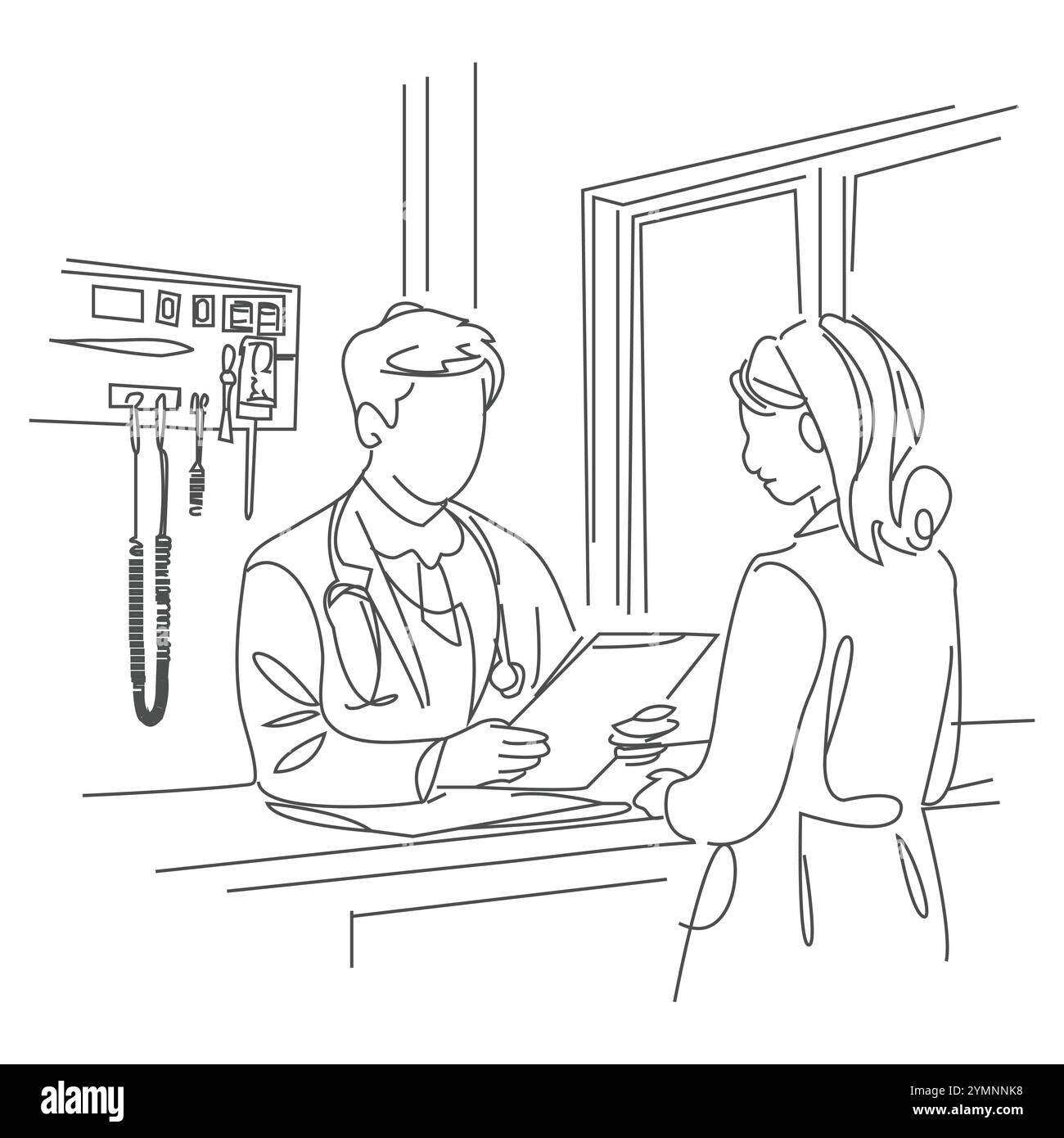 One person service Stock Vector Images Alamy