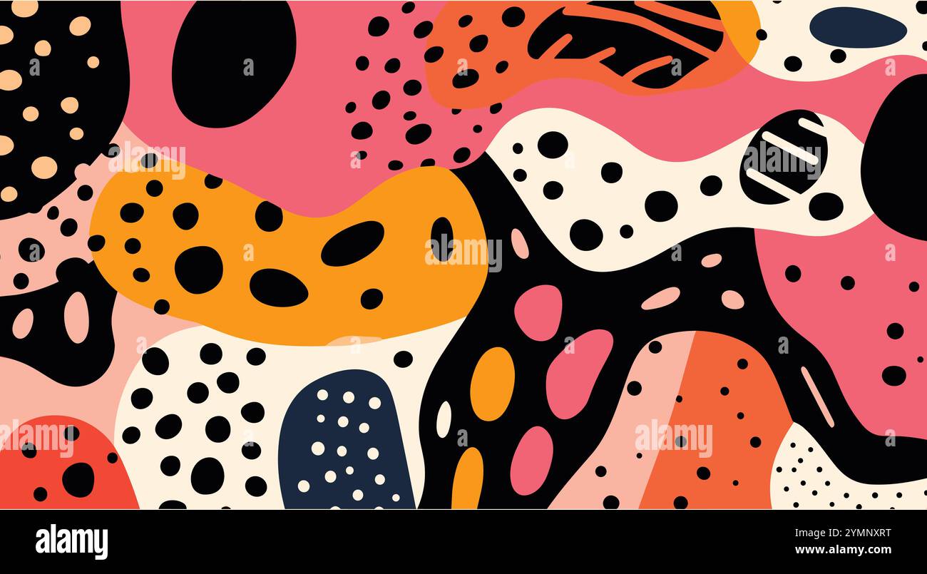 cute abstract patterns, colorful abstract patterns, abstract background, abstract patterns, abstract texture Stock Vector