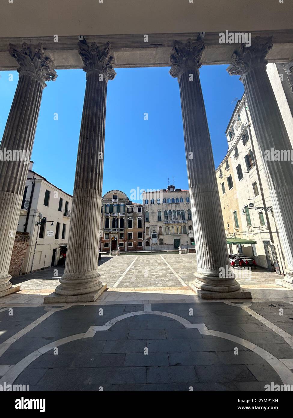 Chiesa di San Nicola da Tolentino, Church of San Nicola da Tolentino - Venice, Italy - Smartphone Captured Stock Image