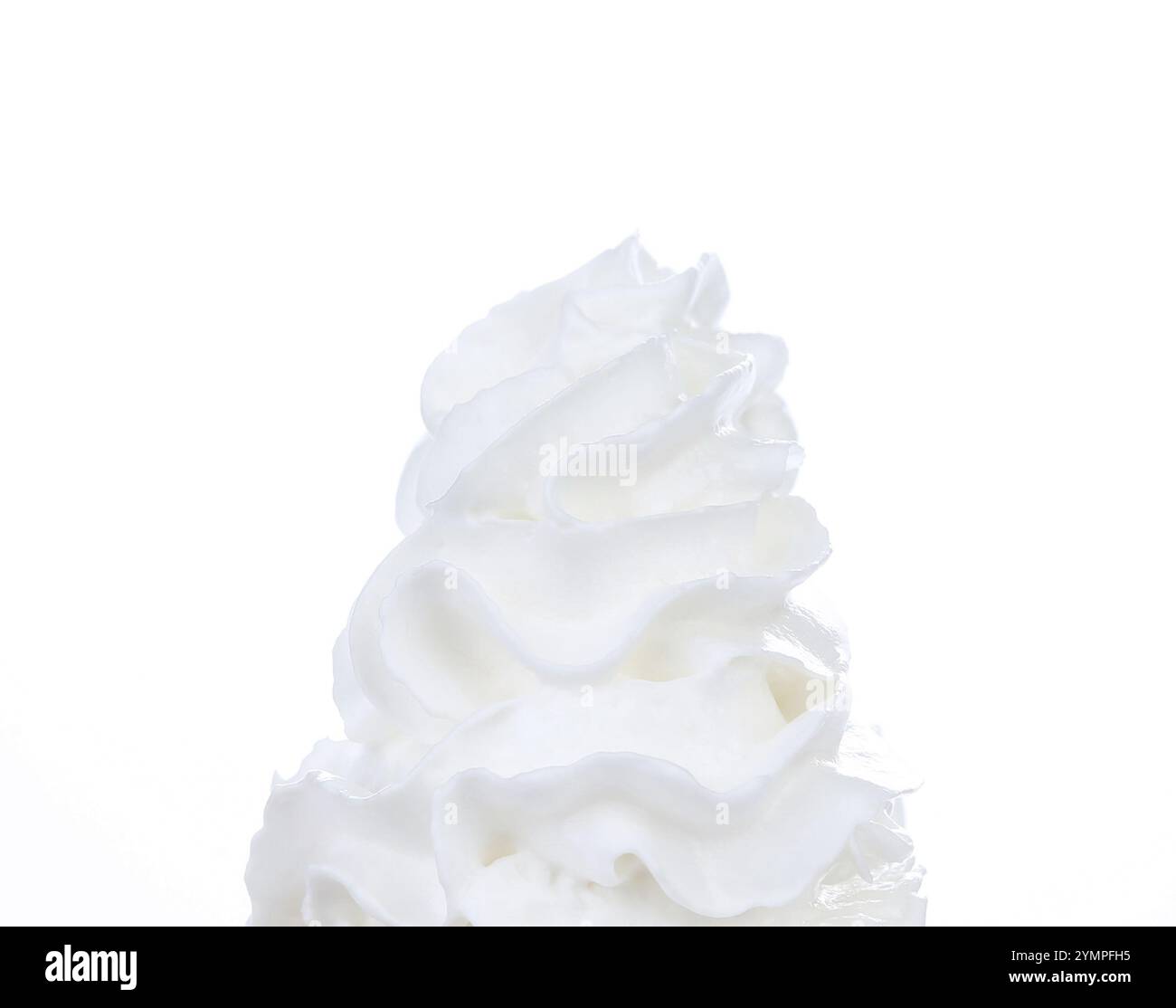 soft serve ice cream isolated on white background Stock Photo - Alamy
