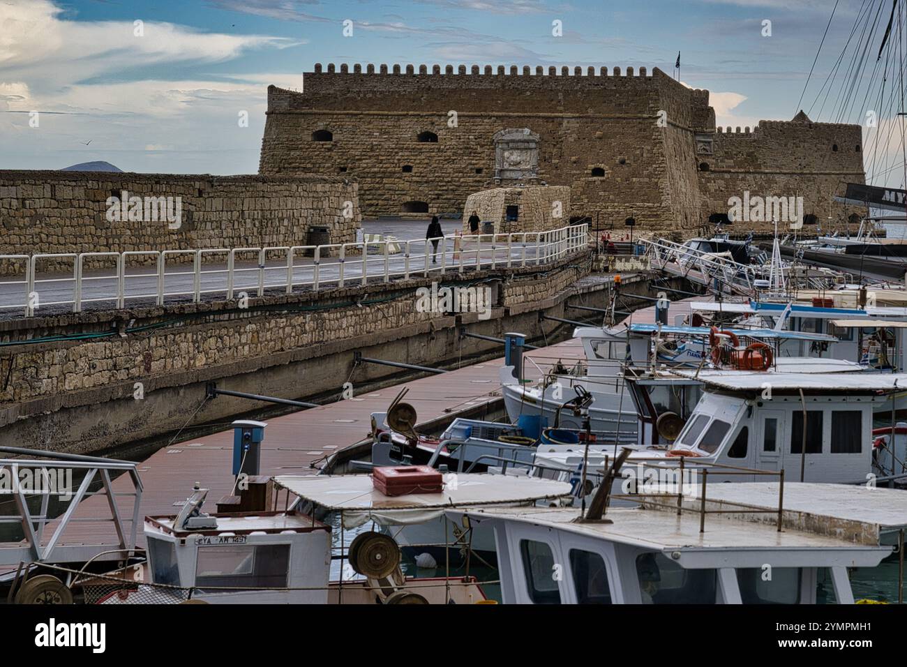 Griechenland, Greece, Crete, Kreta, Ierapetra ,Hauptstadt, capital city, Kastell, Castello del Molo, Koules, Heraklion, iraklion, Stock Photo