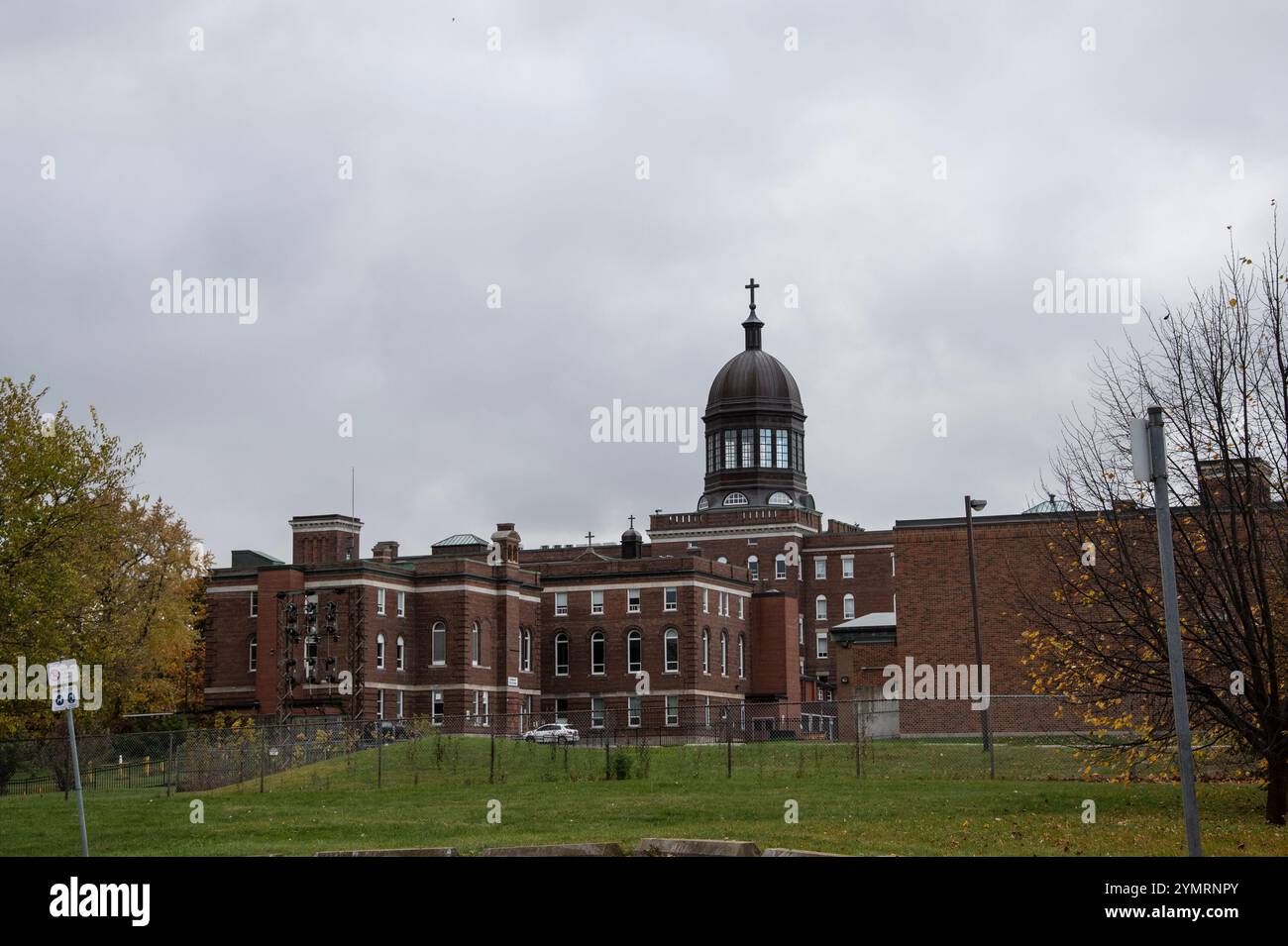 St. John Henry Newman Catholic High School on Brimley Road South in Scarborough, Toronto, Ontario, Canada Stock Photo