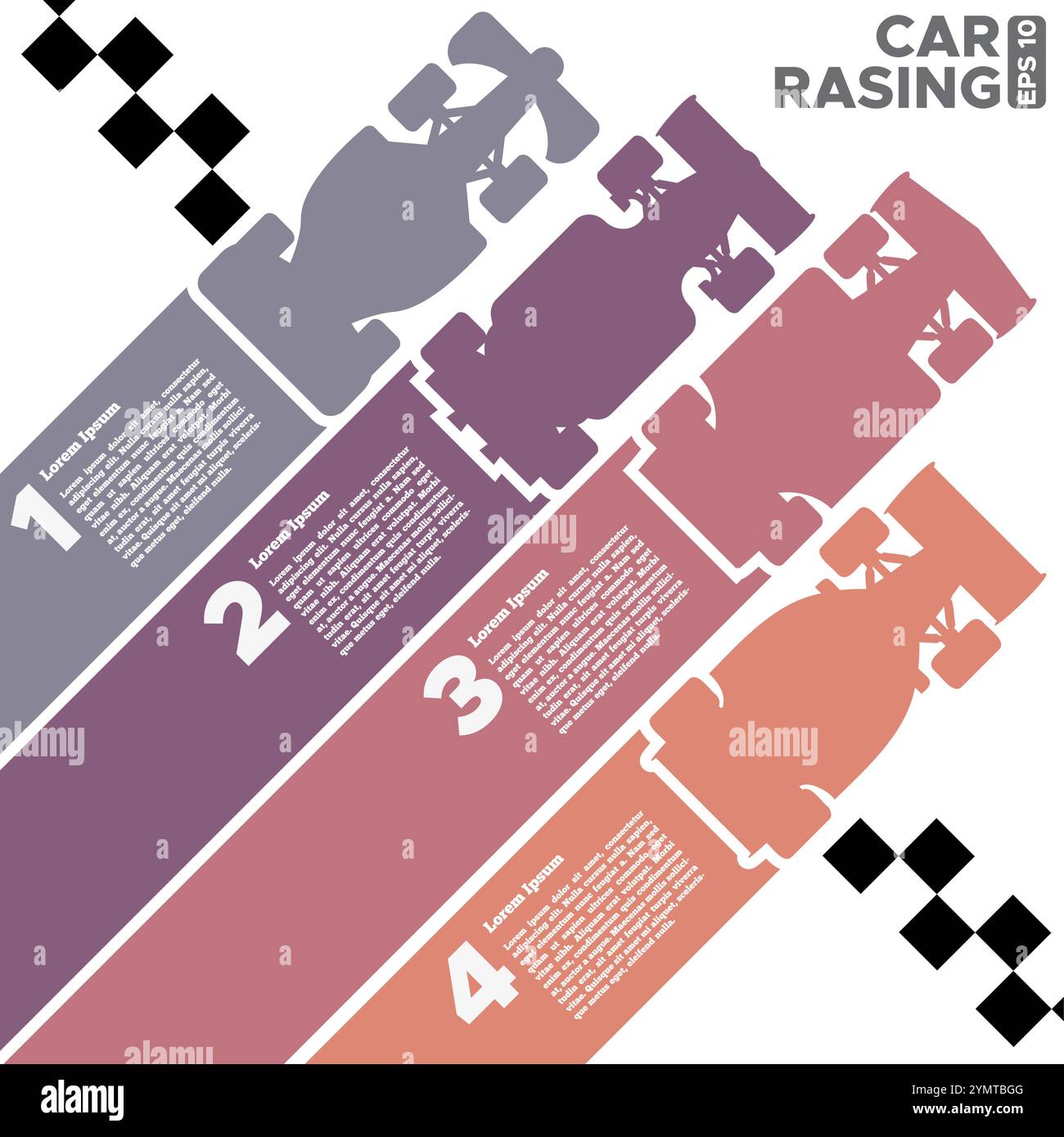 Car Racing Template Line Racing cars silhouette hi-res stock photography and images - Alamy