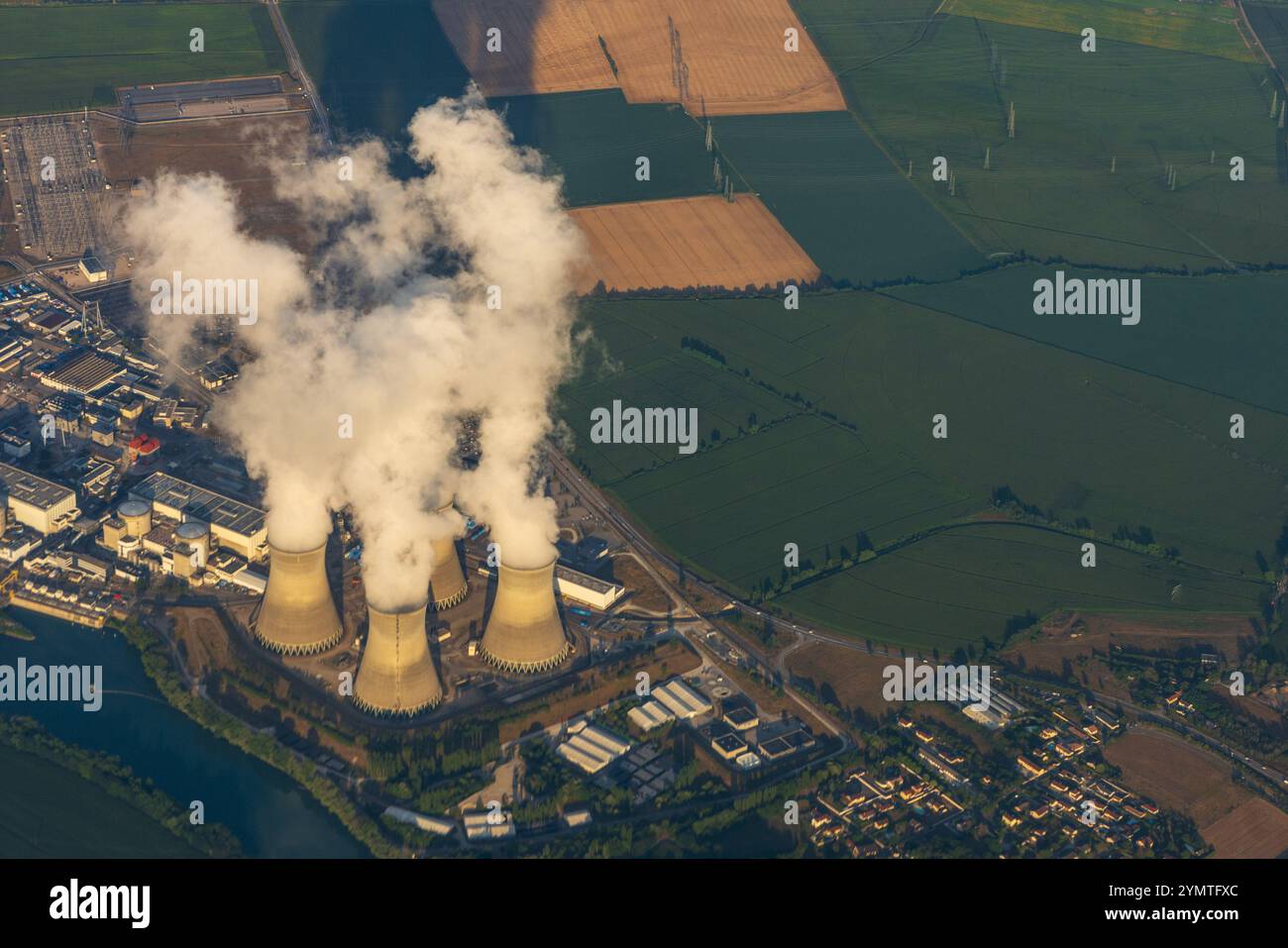 Bugey nuclear power plant hi-res stock photography and images - Alamy