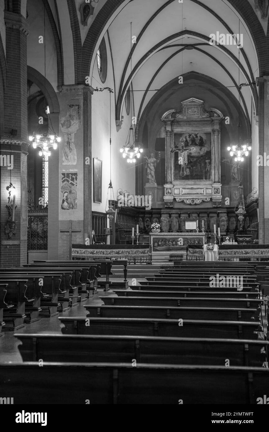 Main altar church san Black and White Stock Photos Images Alamy