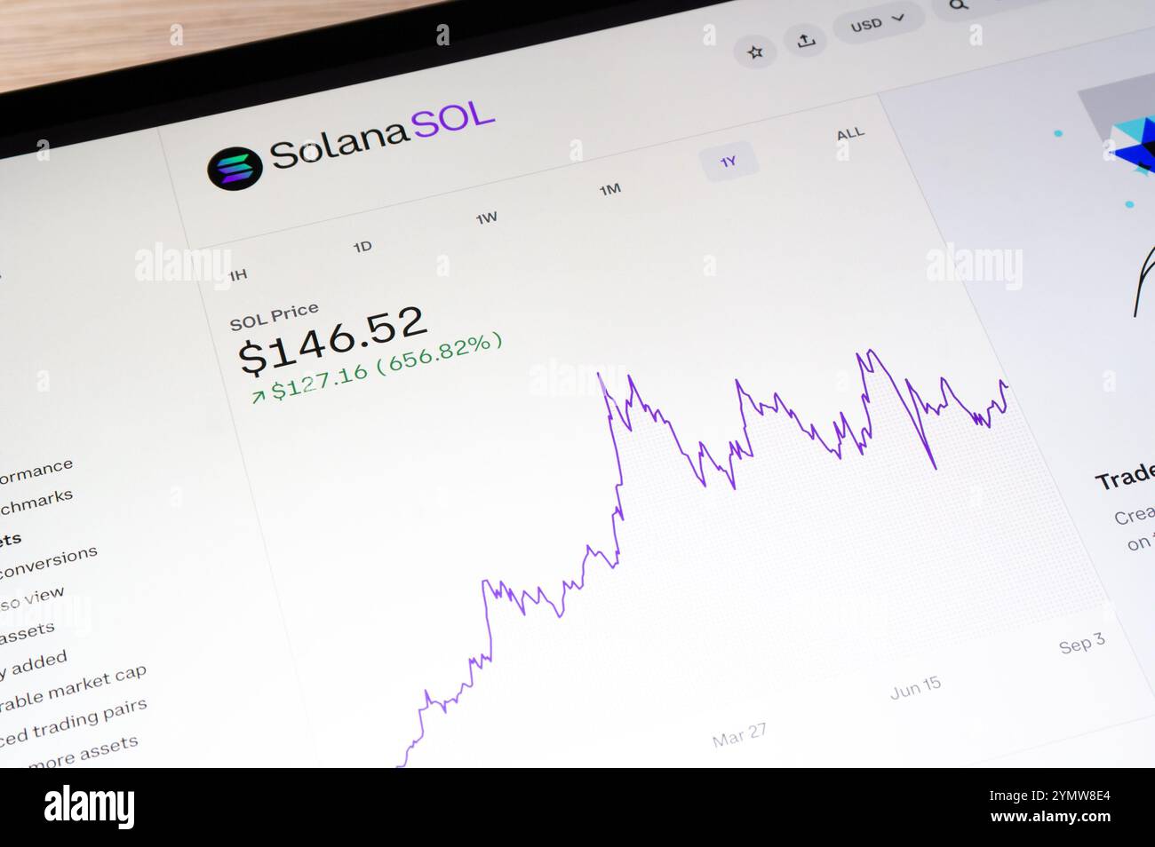 Solana price hi-res stock photography and images - Alamy