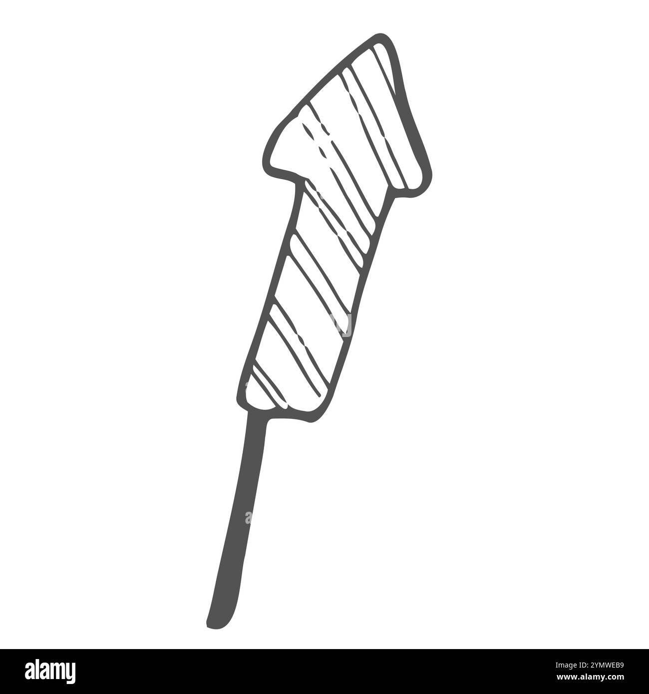 Doodle style fireworks or New Year vector Stock Vector