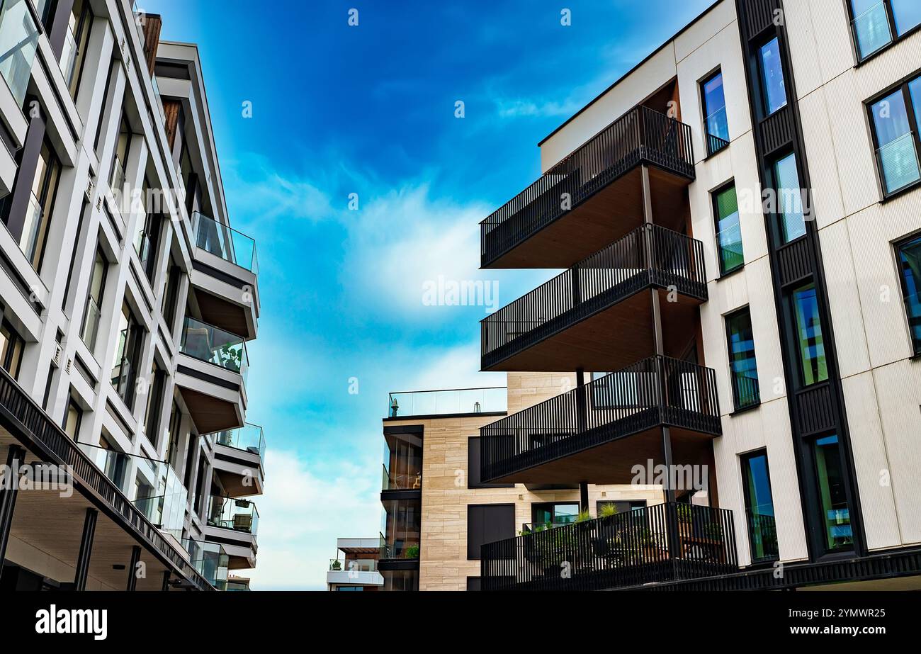 Thumbnail for Industrial Apartment Building With Modern Glass