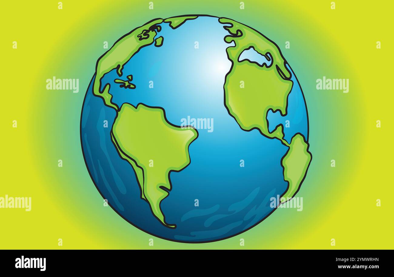 Earth, globe, ecology, nature, planet concepts Stock Vector