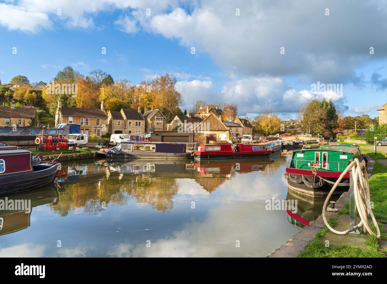 Bradford Wharf in Bradford on Avon in Smerset Stock Photo
