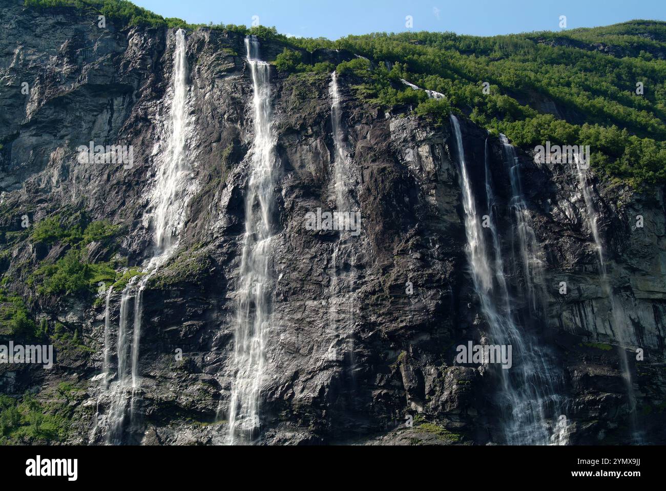 Seven Sisters Waterfall, Dei sju systrene, Knivsflåfossen, Geiranger ...
