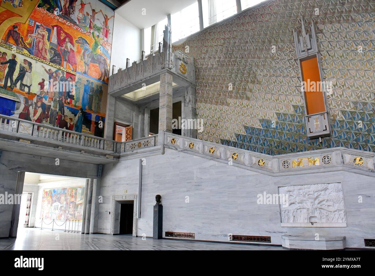 City hall inside oslo hi-res stock photography and images - Alamy